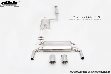 FORD FOCUS 1.6 All SS304 / Catback System